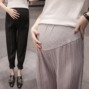 Тънки панталони от шифон за бременни жени в два цвята