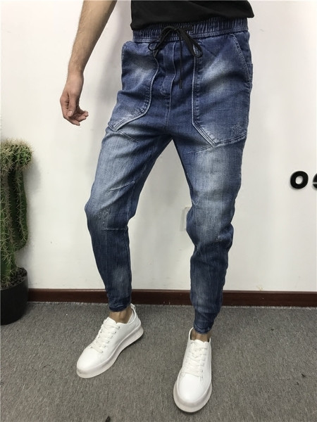 Pantaloni bărbați în două culori