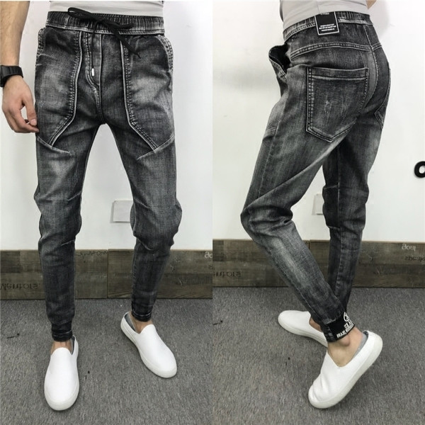 Pantaloni bărbați în două culori