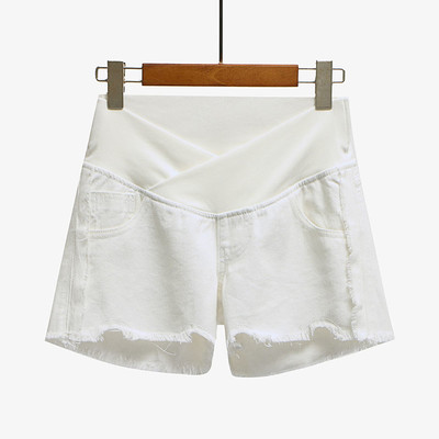 Къси дънкови панталони за бременни жени в няколко цвята