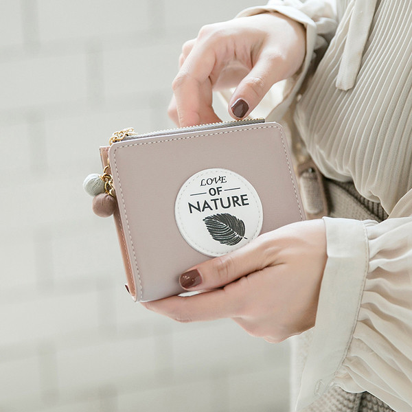 Mini portofel de dama cu aplicatie in mai multe culori