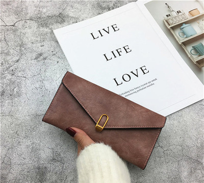 Portofele de dama elegante cu inchizator metalic