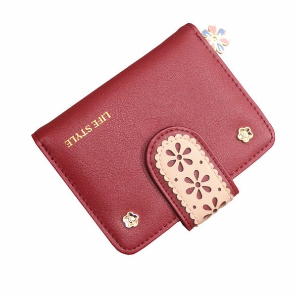 Portofel de dama cu motiv floral