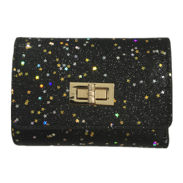 Portofel de dama stralucitor in mai multe culori