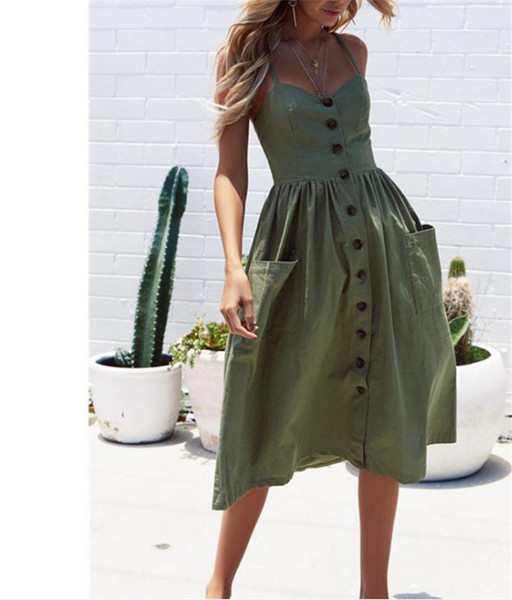 Rochie de vara dama in diferite culori cu bretele reglabile