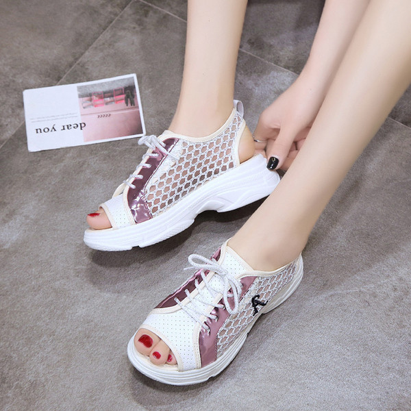 Sport - sandale casual cu sireturi - doua modele