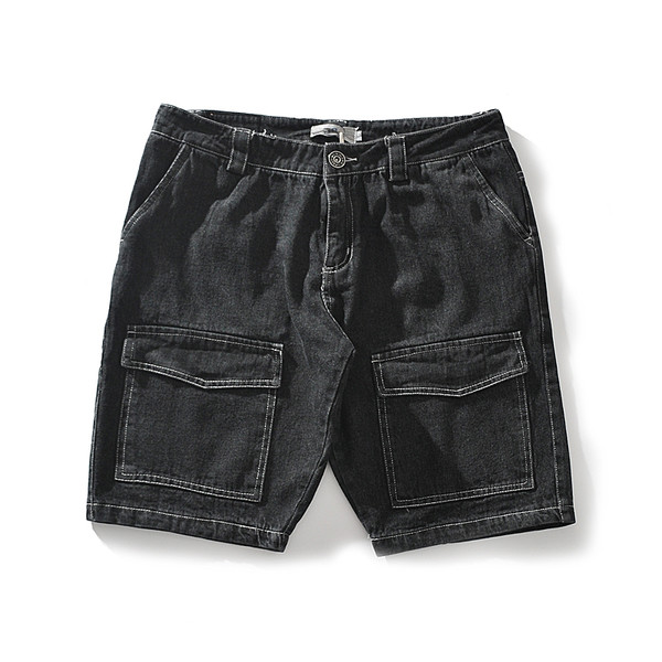 Pantaloni scurți la modă pentru bărbați deasupra genunchiului cu buzunare în trei culori