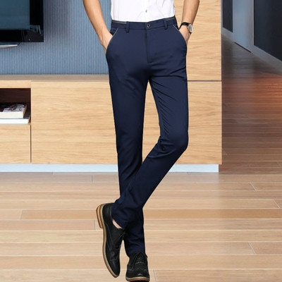 Мъжки стилни изчистени панталони в три цвята