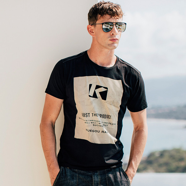 Tricou bărbătesc în mai multe culori cu inscripție