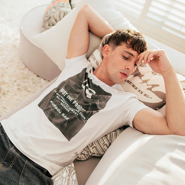 Tricou bărbătesc în mai multe culori cu inscripție