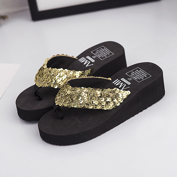 Papuci de damă cu vârf strălucitor în cinci culori, cu talpă plată