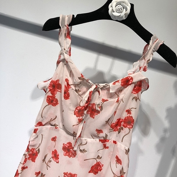 Rochie de vara dama in stil liber cu imprimeu