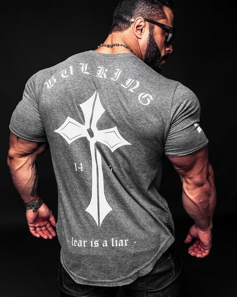 Tricou casual barbatesc in mai multe culori cu inscriptie si imprimeu