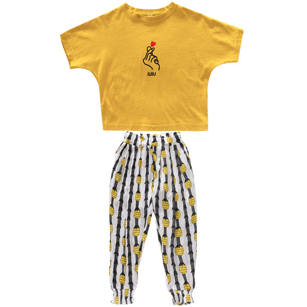 Set copii pentru fete in doua parti cu aplicatii