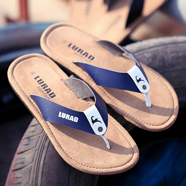 Papuci pentru bărbați din piele ecologică în trei culori