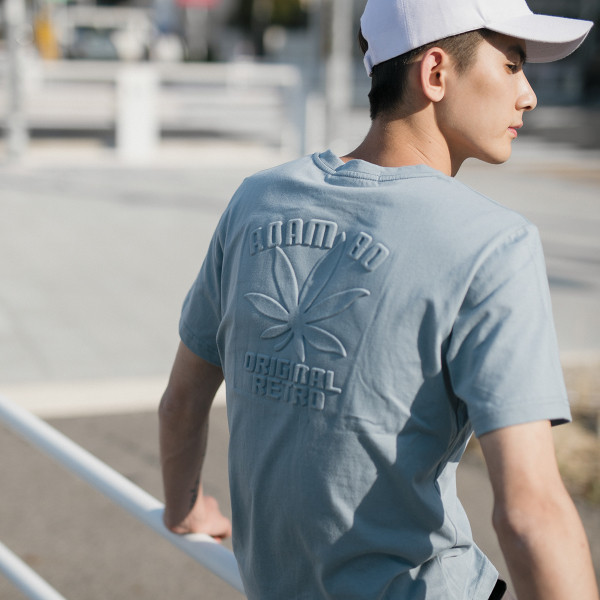 Tricou bărbătesc în mai multe culori cu imprimeu floral-gheață și inscripție