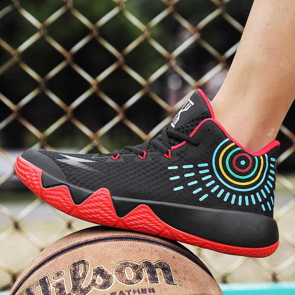 Adidasi de baschet respirabili pentru barbati cu talpa antiderapanta in 4 culori