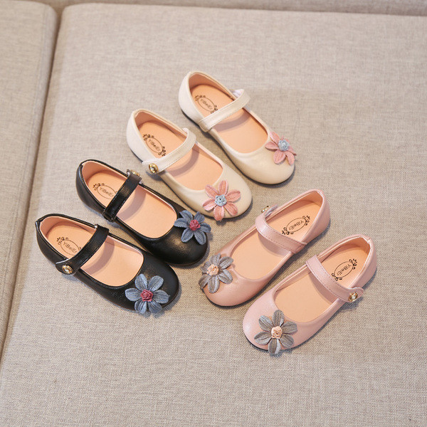 Pantofi casual pentru copii pentru fete cu decor 3D