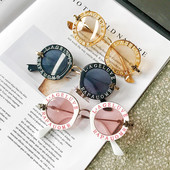 Stílusos gyerek napszemüveg lányoknak több színben felirattal