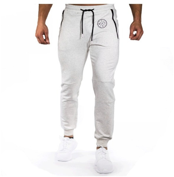 Costum bărbătesc în două culori cu inscripție și imprimeu