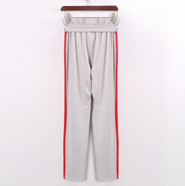 Trening de dama cu talie inalta in doua culori cu margini colorate