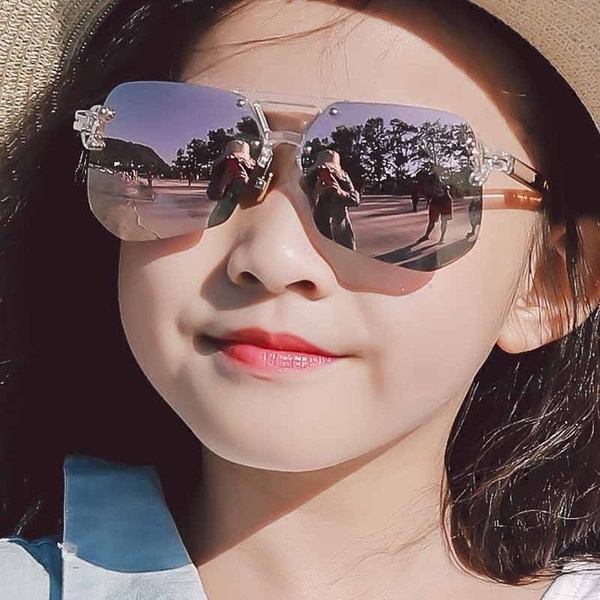 Ochelari copii pentru fete cu sticla lata in mai multe culori