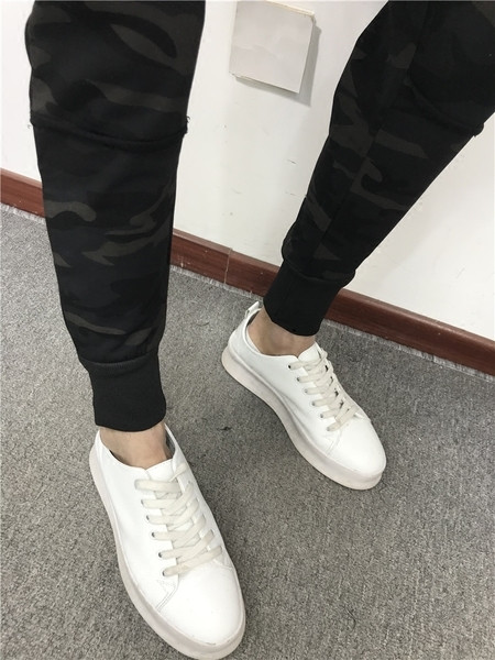 Мъжки анцуг с щампа и надпис в два модела 