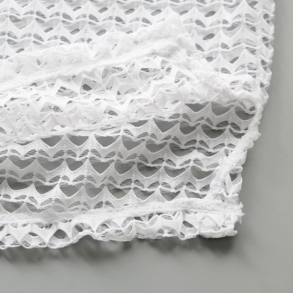 Стилен детски сет за момичета от три части - блуза и бански от две части