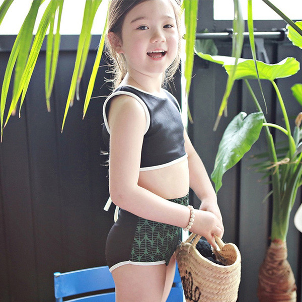 Set pentru copii elegant - costum de baie din doua piese cu hanorac