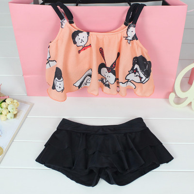 Παιδικά μαγιό για κορίτσια σε freestyle, σε τρία χρώματα