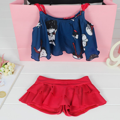 Παιδικά μαγιό για κορίτσια σε freestyle, σε τρία χρώματα