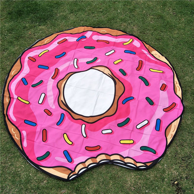 Prosoape de plajă frumoase într-o formă rotundă diferite modele