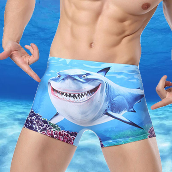 Costum de baie pentru bărbați cu imprimeu - mai multe modele