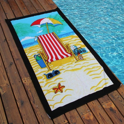 Хавлиена кърпа за плаж в три модела
