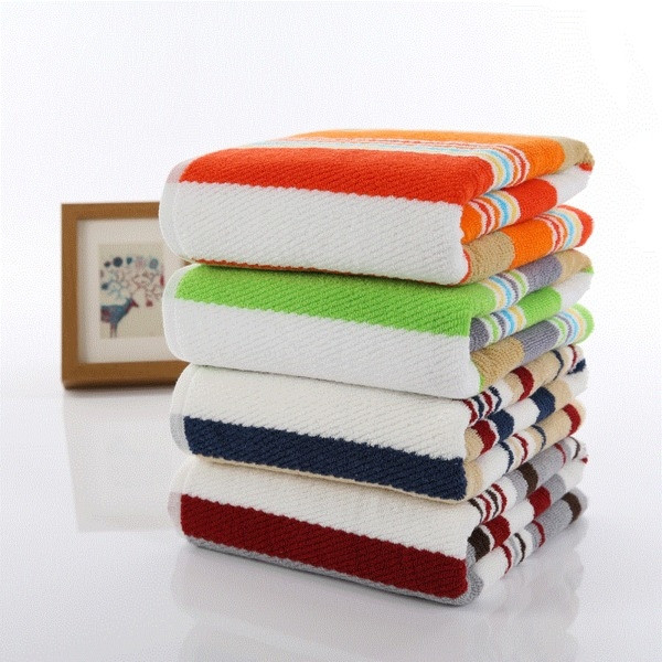 Βαμβακερές πετσέτες θαλλάσηςσε δύο χρώματα