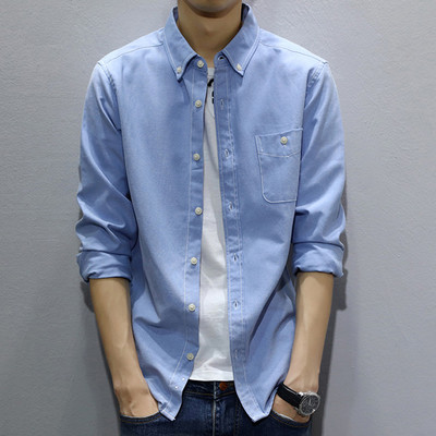 Ελεύθερο  ανδρικό πουκάμισο φαρδιά μοτίβο σε διάφορα χρώματα