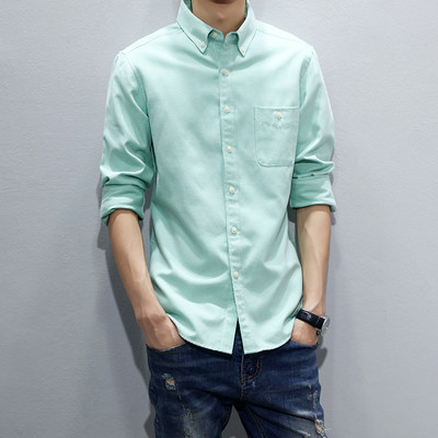 Ελεύθερο  ανδρικό πουκάμισο φαρδιά μοτίβο σε διάφορα χρώματα