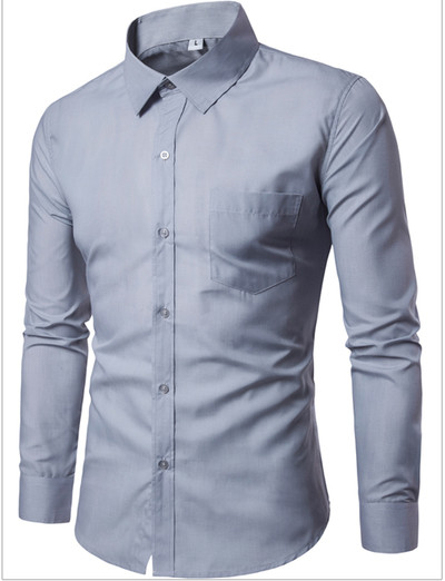 Λεπτό καλοκαιρινό ανδρικό πουκάμισο  Slim σε διάφορα χρώματα