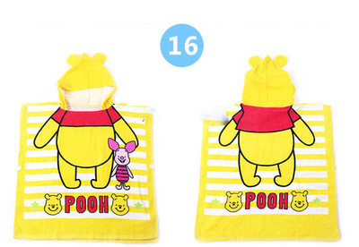 Детски кърпи за плаж с качулка в два размера различни цветове