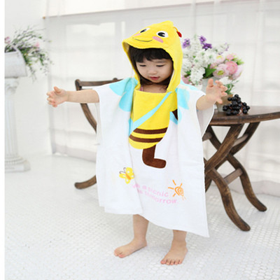 Детски кърпи за плаж с качулка в два размера различни цветове