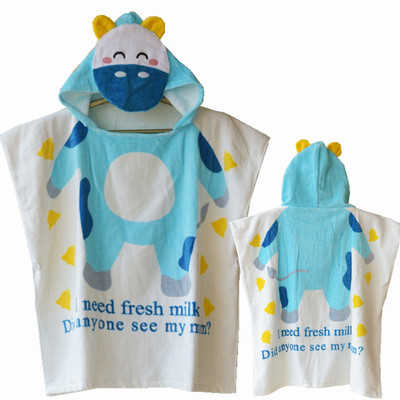 Детски кърпи за плаж с качулка в два размера различни цветове