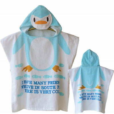 Детски кърпи за плаж с качулка в два размера различни цветове