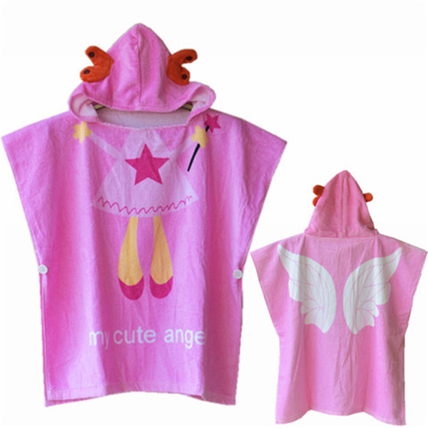 Детски кърпи за плаж с качулка в два размера различни цветове