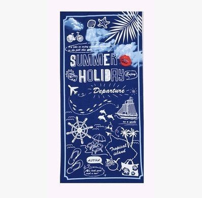 Тънки памучни плажни кърпи в различни цветове 150/70 см