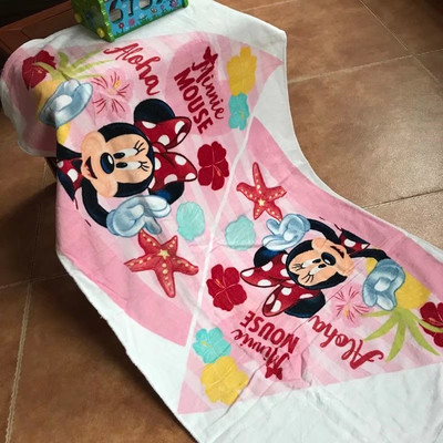 Prosop de plajă subțire pentru copii cu imagini diferite