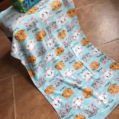 Prosop de plajă subțire pentru copii cu imagini diferite