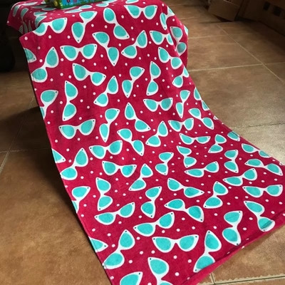 Prosop de plajă subțire pentru copii cu imagini diferite