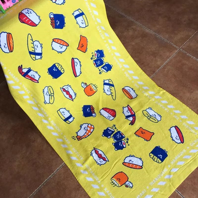 Prosop de plajă subțire pentru copii cu imagini diferite