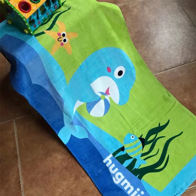 Prosop de plajă subțire pentru copii cu imagini diferite