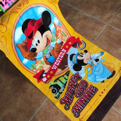 Prosop de plajă subțire pentru copii cu imagini diferite